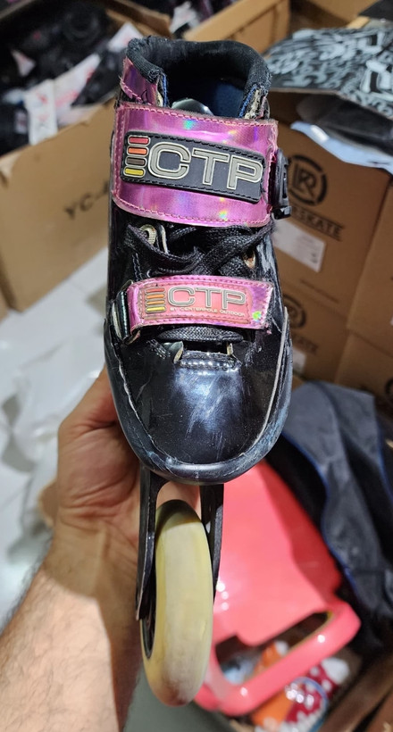 اسکیت سرعت کارکرده CTP سایز ۳۳ سه چرخ ۹۰ میل